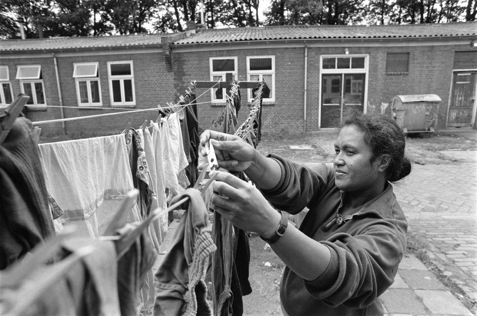 Molukse kamp Lunetten in Vught, voormalig concentratiekamp Vught, laatste barakk, Bestanddeelnr 933-0332