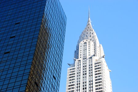 Sky city skyscrapers photo