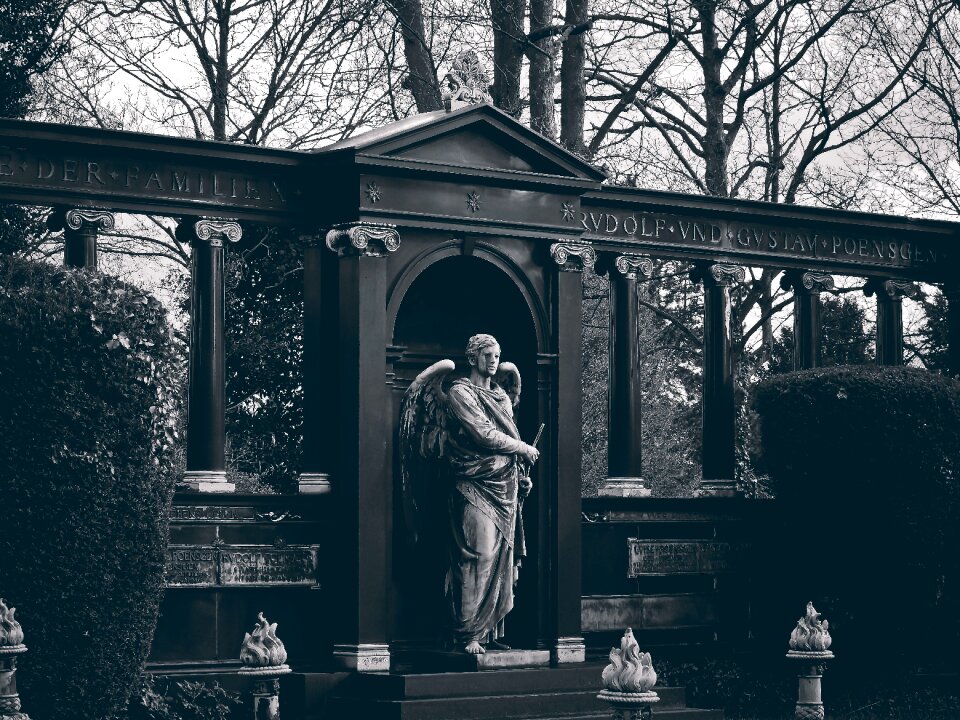 Tombstone graves cross