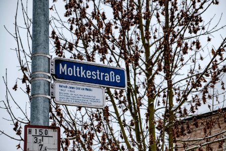Moltkestraße-Tübingen-Schild