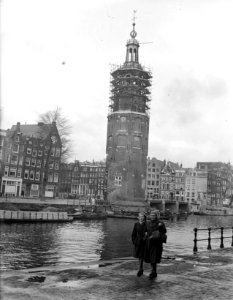 Montelbaanstoren Amsterdam in de steigers, Bestanddeelnr 902-4746