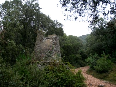 Montejurra via crucis stone photo