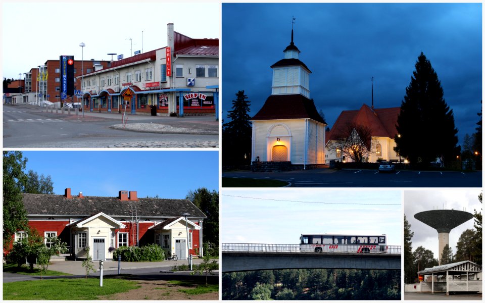 Montage Haukipudas District Oulu