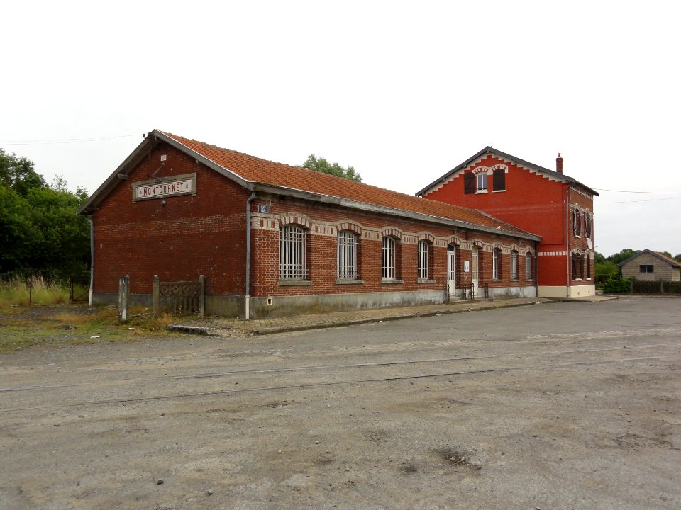Montcornet (Aisne) gare de Montcornet