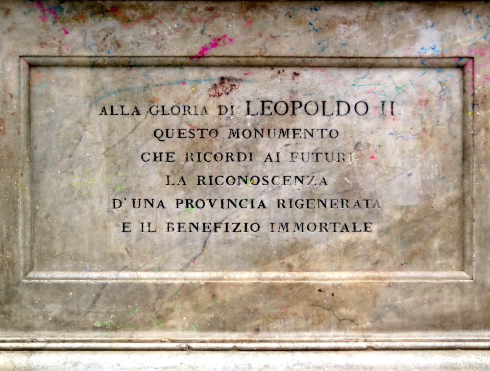 Monumento a Canapone (Grosseto) - Basamento Panello fronte