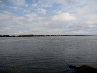 Monte Caseros seen from Uruguay