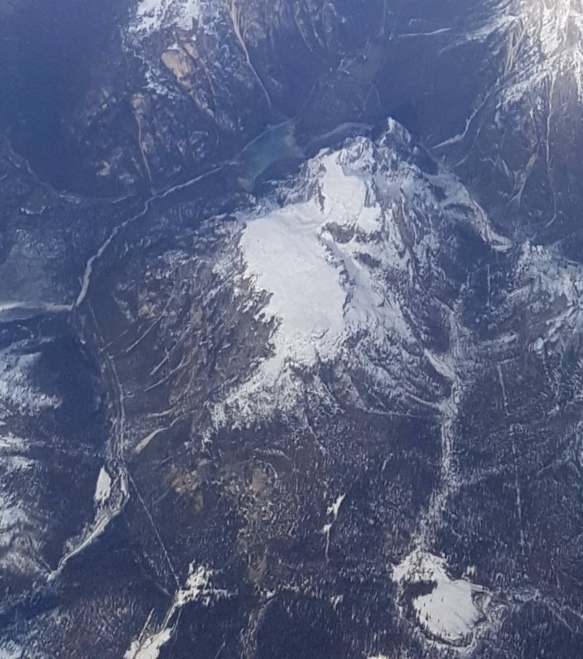 Monte Piana from the sky