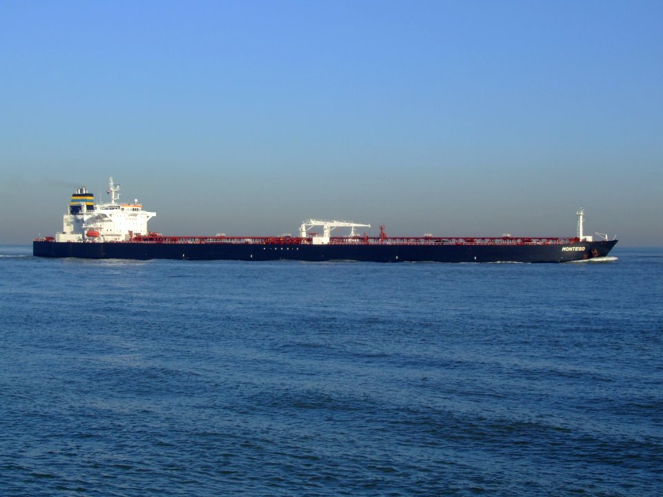 Montego p3 approaching Port of Rotterdam, Holland 11-Feb-2008