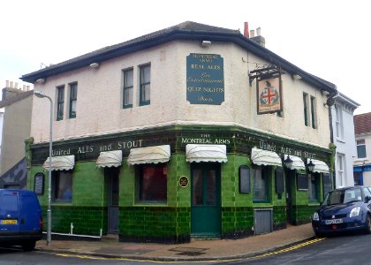Montreal Arms pub, Albion Hill, Brighton (January 2015)