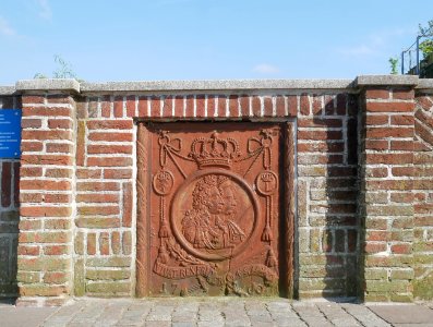 Monogrammtafel an der Schwentinebrücke II, Plön