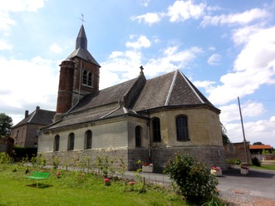 Montrécourt (Nord, Fr) église chevet