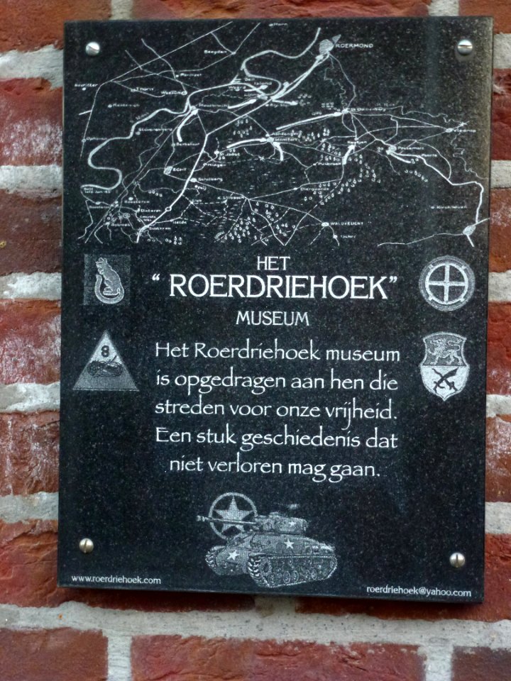 Montfort (Roerdalen) Roerdriehoekmuseum plaquette