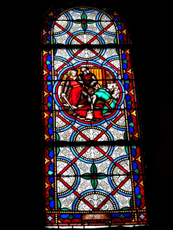 Montlouis-sur-Loire, église, vitrail 10