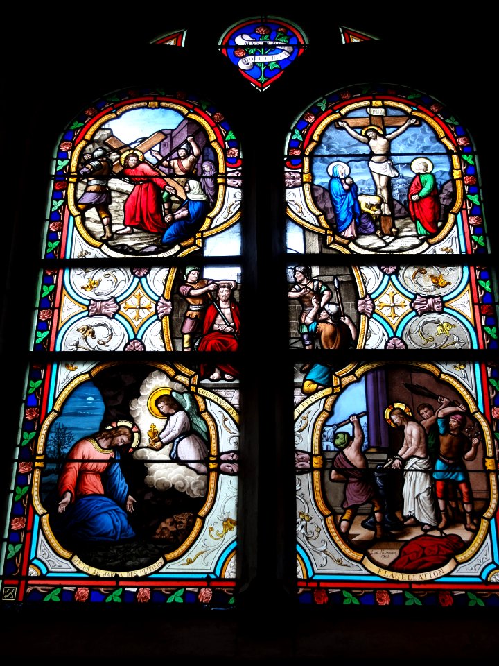 Montlouis-sur-Loire, église, vitrail 06