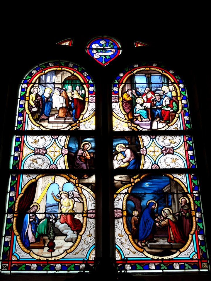 Montlouis-sur-Loire, église, vitrail 07