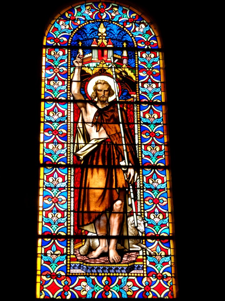 Montbazon (Indre-et-Loire) église, vitrail 12