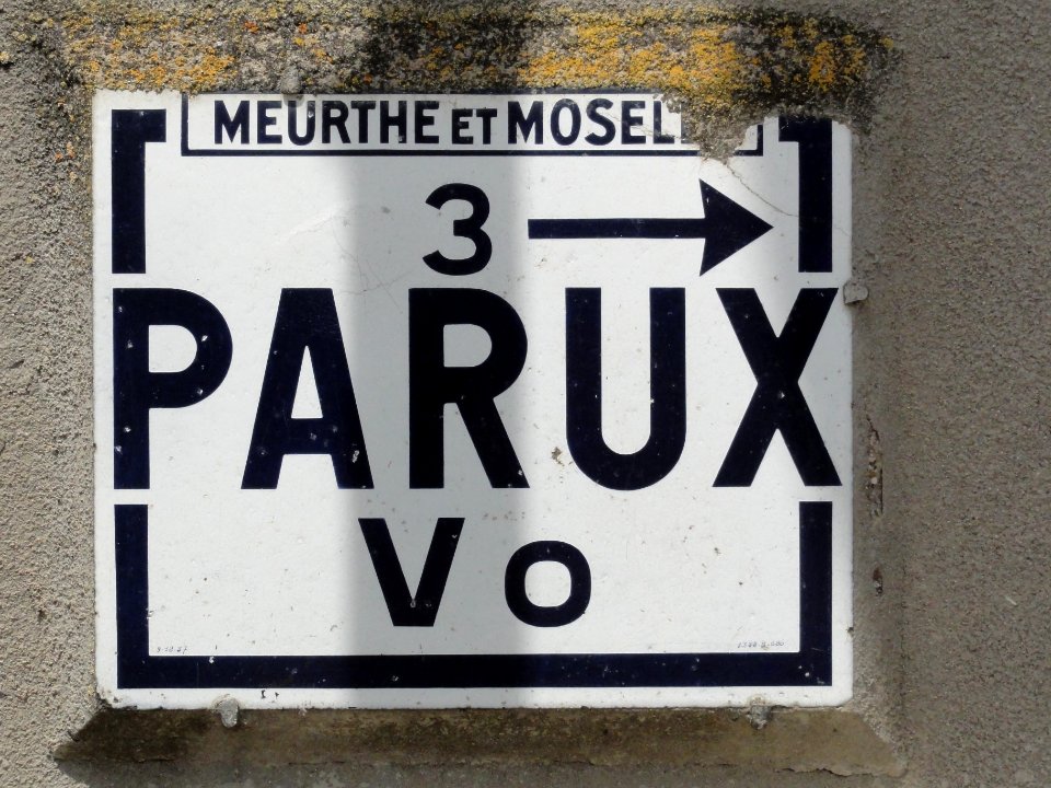 Montreux (M-et-M) Meurthe-et-Moselle road sign