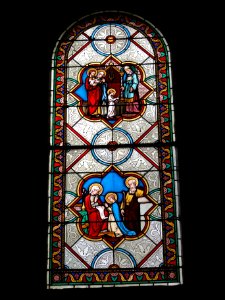 Montbazon (Indre-et-Loire) église, vitrail 04