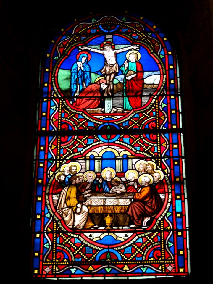 Montlouis-sur-Loire, église, vitrail 09