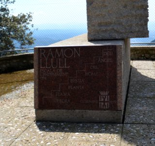 Montserrat, Monument a Ramon Llull