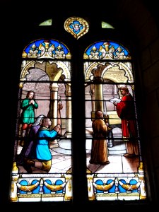 Montlouis-sur-Loire, église, vitrail 02