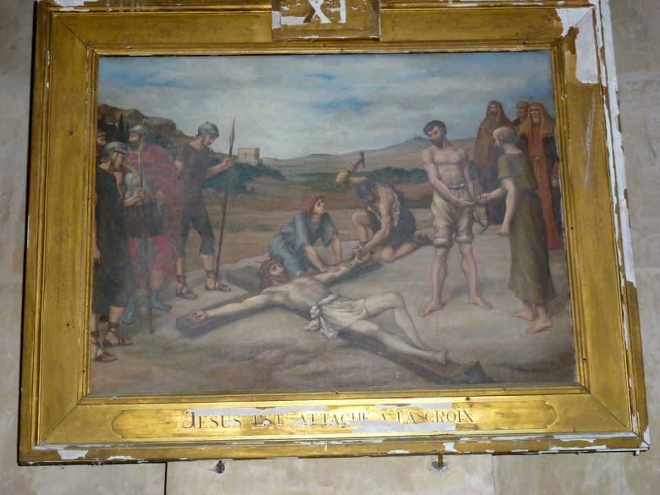 Mont-Laurent (Ardennes) église, chemin de croix, station 11