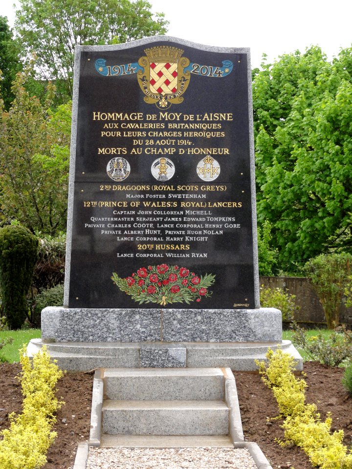 Moÿ-de-l'Aisne (Aisne) mémorial centenaire 1914-2014