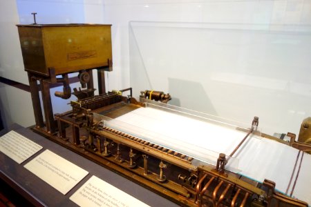 Model paper mill, view 2, Papierfabrik Gmbh, vorm Bruder Kammerer, Osnabruck, manufactured for Parsons & Whittemore - Robert C. Williams Paper Museum - DSC00687