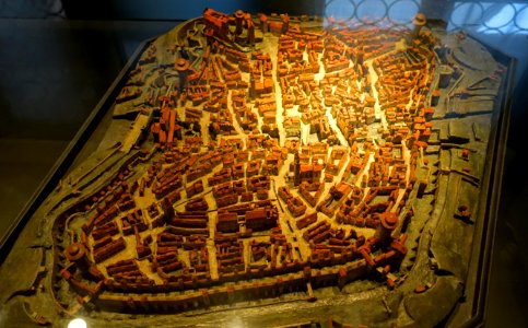 Model of the Reichstadt Nuremberg, by Hans Wilhelm Beheim, 1618, wood - Stadtmuseum Fembohaus - Nuremberg, Germany -DSC02131