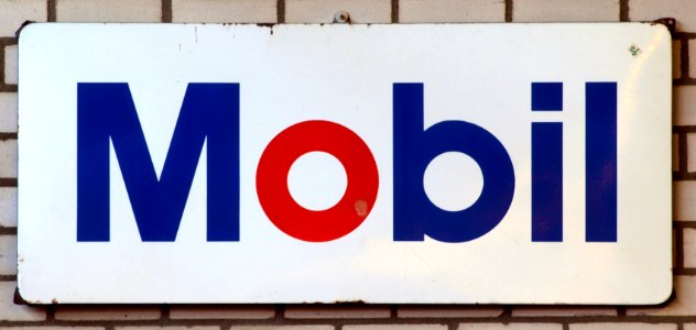 Mobil enamel advert sign at the den hartog ford museum pic-050