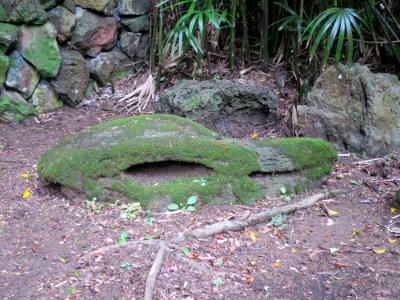 Mo'o at Spalding House, Spalding House gardens (Honolulu)