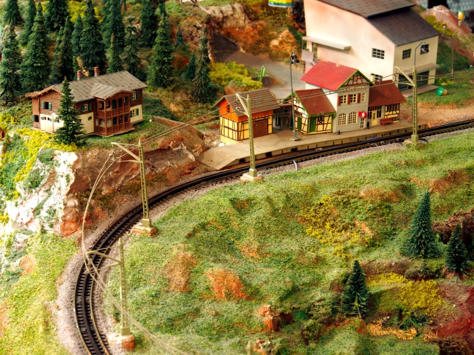 Model railway layout, Musée du jouet de Colmar, photo 2