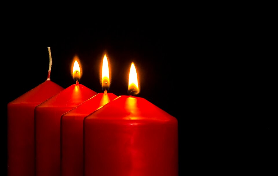 Christmas jewelry candles third candle