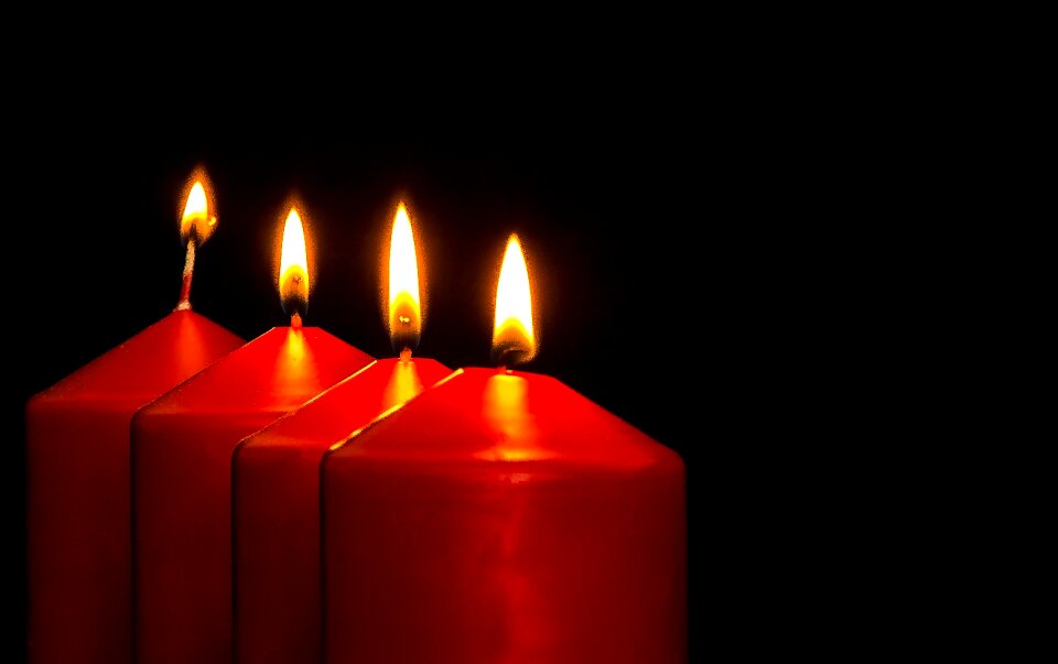 Candles fourth candle light