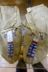 Moccasins, unidentified - Robbins Museum - Middleborough, Massachusetts - DSC03923
