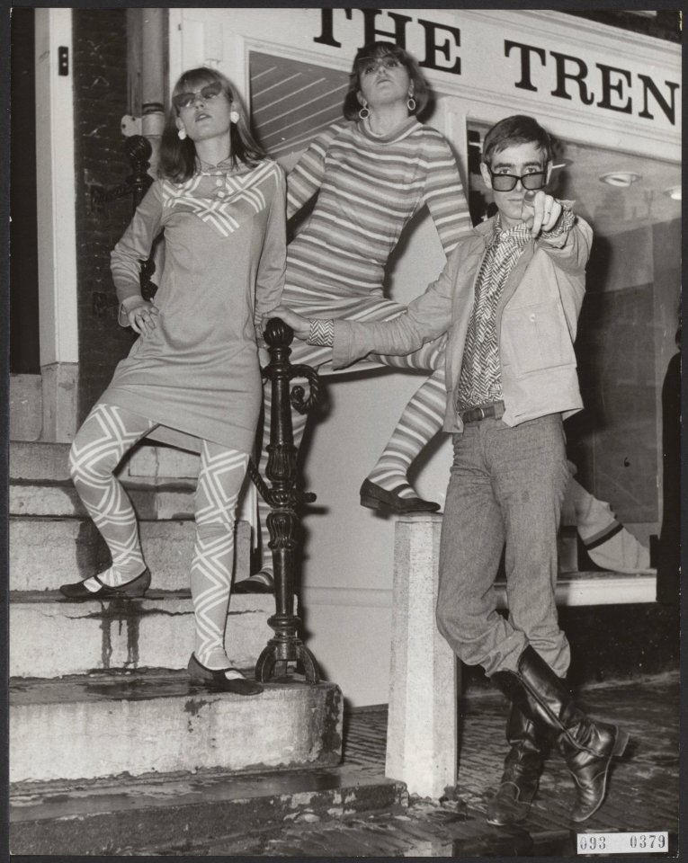 Mode, kappers, modellen, Prinsengracht, Bestanddeelnr 093-0379