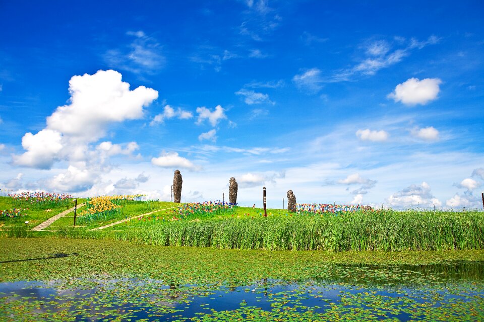 Summer tourist destination nature