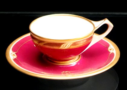 Mocha cup, designed by Adolf Flad, made by KPM Berlin, 1902, porcelain, 2 of 6 - Bröhan Museum, Berlin - DSC04095