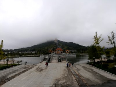 Miyin Temple, distant view, picture1