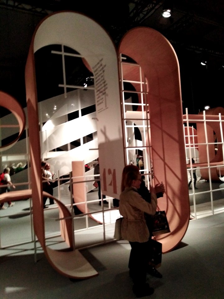 Mkhedruli letters at Frankfurt Book Fair 09