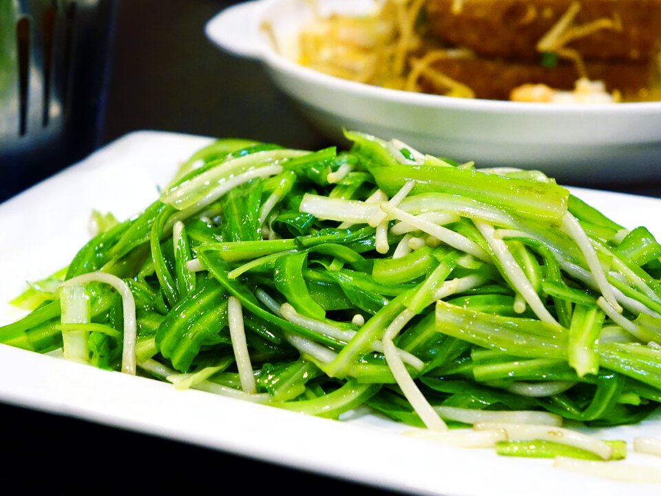 Vegetable stir-fried green