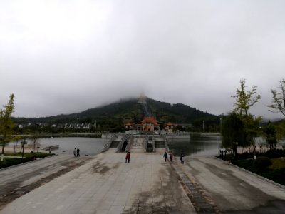 Miyin Temple, distant view, picture2