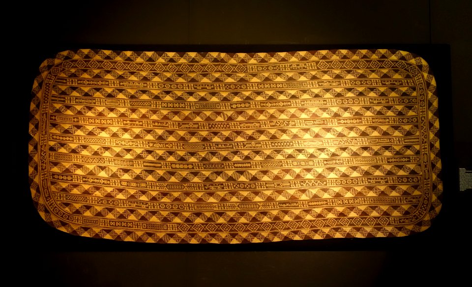 Mkeka mat, Tanzania, Swahili, 19th or early 20th century, palm fiber (Phoenix reclinata) - Ethnological Museum, Berlin - DSC02264