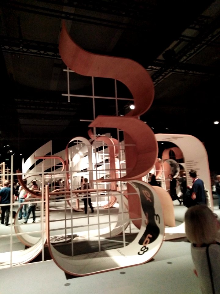 Mkhedruli letters at Frankfurt Book Fair 05