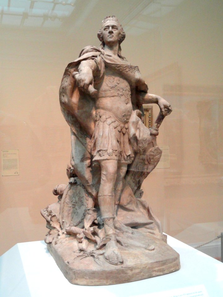 Model for the Monument to Louis XV at Rennes, c. 1746-1748, by Jean-Baptiste Lemoyne, terracotta - Art Institute of Chicago - DSC09418