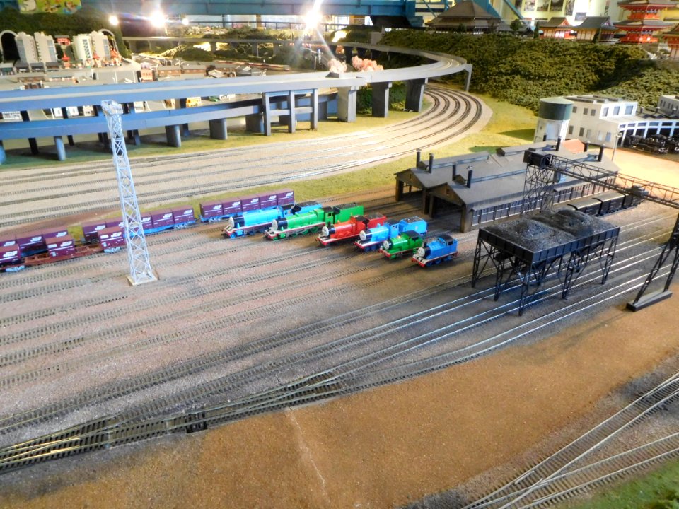 Model of Rolling Stock Yard at The Diorama Kyoto Japan 02
