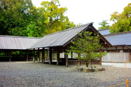 Miyano-megurino-Kami at Geku Kaguraden - Geku, Ise Shrine - Ise, Mie, Japan - DSC07794