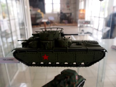 Model T35, model in the Musée des Blindés, France