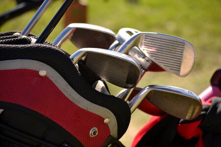 Golfer golf club sports