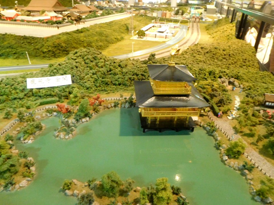 Model of Kinkakuji Temple at The Diorama Kyoto Japan 01